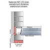 Lintel de concreto pré-tensionado 70x120x1200 mm Tecnoconcreto NST_072