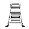 Little Giant Ladder Systems JUMBO STEP, plegable, 4 peldaños, Aluminio