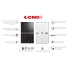 LONGI LR5-54HIH 9BB Half Cut MONO 410W Must raam