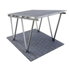 Loodsen / Carport W1 met PV-opbouw (indeling 3 module verticaal L> 1960mm)