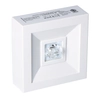 LOVATO N ECO LED armatuur 3W (gang opt.)1h eenmalig wit.Kat Nee.:LVNC/3W/E/1/SE/X/WH