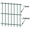 Lumarko 2D Fence panels and posts 2008x830 mm 12 m, green