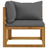 Lumarko, 7 pcs. garden furniture, pillows, acacia wood