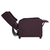 Lumarko A reclining armchair, purple, upholstered in fabric!