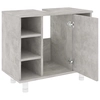 Lumarko Bathroom cabinet, gray concrete, 60x32x53.5 cm, chipboard