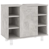 Lumarko Bathroom cabinet, gray concrete, 60x32x53.5 cm, chipboard