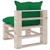 Lumarko Central pallet sofa with cushions, pine wood
