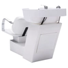 Lumarko Hairdressing wash, armchair with a washbasin, white, 137x59x82 cm