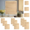 Lumarko Roller shutter doors, 2 pcs, solid pine wood, 61.5 x 39.4 cm