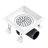 Lumarko Shower drain, 12x12 cm, stainless steel