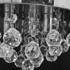 Luminaire, crystal chandelier, chrome
