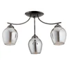 Lustre AF Riki 3 ampoules E27 X 60W métal et verre