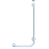 Main courante d&#39;angle pour la douche 40x80 cm Ergoplus, version gauche, blanc