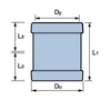 Manchon en PVC 160 classe SMatériau PVC-U