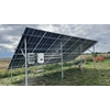 Markmonteringsstruktur för fotovoltaisk jordkraftsinstallation 10kW (22 paneler)