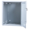 Masterlan one piece rack data cabinet 19" 12U/400mm, disassembled - FLAT PACK, glass door