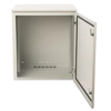 Masterlan outdoor cabinet 19" 12U/410mm, assembled, IP65