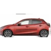 Mazda 2 - ČIERNA lišta bočných dverí