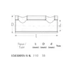 Mechanische Verbindungsmuffe mit abnehmbarem Kopf 150-300mm² Al/Cu