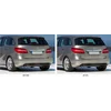 Mercedes B Class W242 W246 - λωρίδα CHROME στην πίσω πόρτα