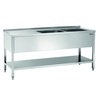 Mesa con Fregadero 1800x700 mm 2-Kom Bartscher