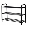 Metal Shelf Bookcase Shoe Rack -3 horizontal