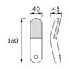 MEZO LED підкорпусний світильник 2W