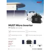 Mikroinverteris MUST PM serija 800W