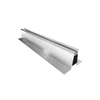 Mini rail en aluminium pour panneau solaire pour plaque trapézoïdale, panneau sandwich, haut, 60x90x385mm (sans EPDM et trou)