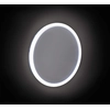 Miroir cosmétique magnétique éclairé par LED Deante Rond chrome ADR_0821