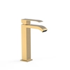 Miscelatore lavabo alto Tres Cuadro 24-K oro opaco 00661001OM