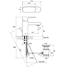 Miscelatore lavabo Ravak cromato