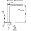 Miscelatore lavabo Tres Project XXL bianco opaco 21180301BM