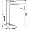 Misturador para lavatório Tres Slim Exclusive cromado XXL 20210305