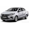 Mitsubishi Mirage Hatchback - Bandes chromées, calandre, réglage du pare-chocs factice