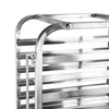 Mobile Catering Rack Trolley for Trays 62x47x174cm Stainless Steel