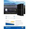 Module de panneau photovoltaïque JaSolar 465W 465Wp JAM72S20 - 465/MR Cadre mono demi-coupé argenté 465 W Wp