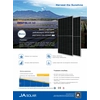 Módulo fotovoltaico Painel fotovoltaico 545W JA SOLAR JAM72S30-545/MR_SF Moldura prateada