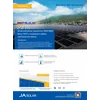 Módulo fotovoltaico painel fotovoltaico % p0/% ja solar % p1/% azul profundo % p2/% pro vidro bifacial moldura prateada