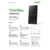 Módulo fotovoltaico Panel fotovoltaico 580Wp Jinko JKM580N-72HL4-V BF N-Type Marco negro