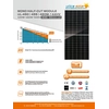 Modulo fotovoltaico Pannello fotovoltaico 455Wp Ulica Solar UL-455M-144 Telaio nero