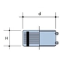 Mof 40mm elektrofusie, zwart, QS (Quick Stream)