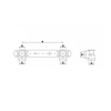 MONTAGESTANGE FÜR BATTERIE 1/2 X 1/2 L-100 mm