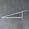 Montāžas trīsstūris, iestatīts kvadrāts PV 15° vertikāls + fotoelektriskās skrūves
