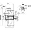 Μοτέρ Rato RV170-B κατακόρυφος άξονας 22.2 mm / 62 mm RV170 B