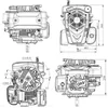 MOTOR LONCIN LC1P75F-F PENTRU COSITORĂ BENZINĂ BENZINA 7KM 212cm3 ARBORE CILINDRAL VERTICAL 22,2x80mm MOTOR HONDA, VANGUARD, B&S, BRIGGS & STRATTON, KOHLER, KAWASAKI