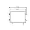 Mounting triangle with adjustable angle 15-25st. 1750