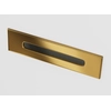 Μπανιέρα ελεύθερης τοποθέτησης Corsan E026 Salina 160 cm χρυσό φινίρισμα