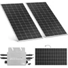 MSW Balkono fotoelektra, 600 W saulės baterijos - komplektas