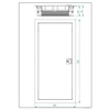 MT ONNLINE inbouwbord 4x12 modulair IP30 (N+PE) metalen deur (48 modulair)